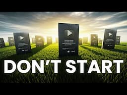 Don't Start YouTube Channel: The Truth You Need to Know!