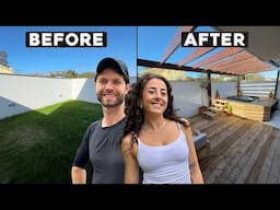 Boring Backyard to Luxury Outdoor Spa - FULL TRANSFORMATION