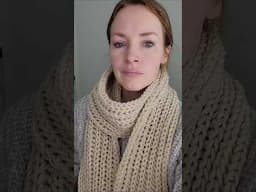 How to Crochet an easy Half Double Crochet Slip Stitch scarf! The longer version is on my channel