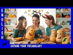 Carving Pumpkins | English Listening Lesson (Describing Photos)