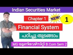 Indian Securities Market/Chapter 1/M.G University/Second Semester