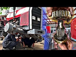 Restoration Tractor Differential Gear||How To Repair Massey Ferguson tractor 4wd differential Gear