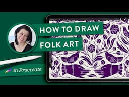 How to Draw a Folk Art Inspired Illustration in Procreate