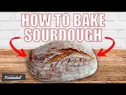 How to make Sourdough Bread! (The No Knead Method) | Tutorial