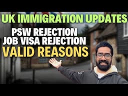 UK Immigration!PSW & JOB VISA REJECTION ഗുരുതര കാരണങ്ങൾ! എന്നെ ഞെട്ടിച്ചു! സൂക്ഷിക്കുകUK Malayalam!