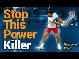 Learn to Relax On Your Backhand to get More Power...(Drill included)