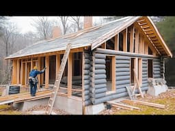 Family Transforms Abandoned Log House into Dream Home | Start to Finish by @homesteadingdays