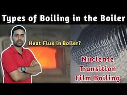 Types of Boiling | Free convection Boiling, Nucleate, Transition, Film Boiling |