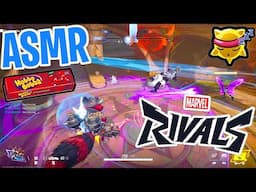 ASMR Gaming 😴 Marvel Rivals Ranked Relaxing Gum Chewing 🎮🎧 Controller Sounds + Whispering 💤