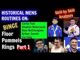 Historical best mens gymnastics routines World and Olympic medalists analyzed - floor-pommels-rings