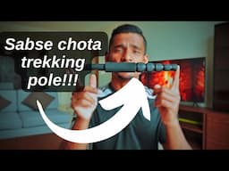 2 in 1 Lightest trekking pole + tripod 📸 | Camping in India