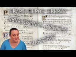 Renaissance Prince: Henry VIII and His Music