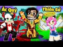 MỀU BẤT NGỜ TRỞ THÀNH THẨM PHÁN THIÊN THẦN TRONG MINECRAFT*REDHOOD 24 GIỜ LÀM CHÚA TỂ ĐỊA NGỤC