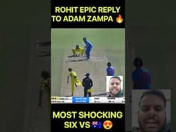 Rohit Sharma Vs Zampa 😱 #cricket #indiavsaustralia