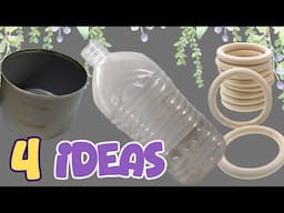 4 Brilliant DIY Ideas That Transform Trash into Stunning Treasures!