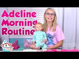 My Reborns Short - Reborn Baby Adeline Morning Routine! #shorts