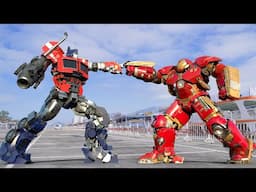 The Avengers (2025) - Optimus Prime vs Iron Man Epic Battle | Paramount Pictures [HD]