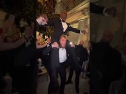 Mike Tyson Sits on Jake Paul's Shoulders at Trump Inauguration 😂