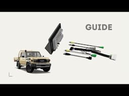 DIY Guide: How to Install Stereo on 70 Series Landcruiser | AutoChimp™ F7 Car Stereo