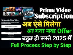 Amazon Prime video subscription kaise le | 2025 Me Itna sasta kaise 😱😱 | Prime Video 2025