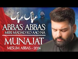 Abbas Abbas Meri Madad Ko Aao Na | Mesum Abbas Nohay 2024 | Munajat Mola Abbas Noha