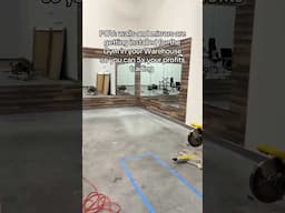 Warehouse Gym Build Part 1.