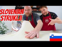 American Chefs Try To Cook SLOVENIAN FOOD 🇸🇮 The Best Slovenian Cooking Class in Ljubljana!