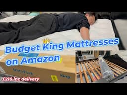 Inofia Budget King Mattress 9 inch Hybrid Unboxing, cheap but is it good?