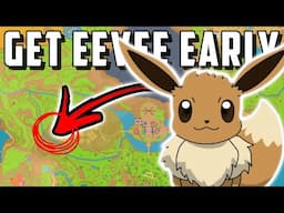 How to Get Eevee EARLY! // Where to Find Eevee EARLY in Pokemon Scarlet and Violet!