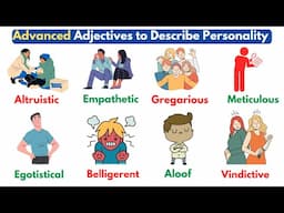 Advanced Adjectives to Describe Personality in English | Improve Your English Vocabulary