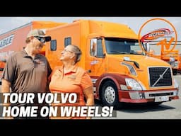 Trucking Life Over-the-Road in Auto Transport Couple's Volvo Custom Sleeper | Reliable Cribs S4E4