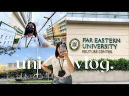 UNI VLOG: day in a life of a feu tourism student/face-to-face classes🔰💚💛