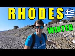 RHODES 2025 🇬🇷  - Adjusting with WINTER Storms and Floods