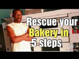 Apply these 5 bakery tips before it is too late!bakery business tutorials! bread bakery secret.