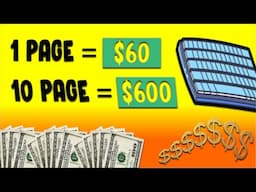 Type 10 Pages = Earn $600 (1 Page = $60) | Make Money Online 2025