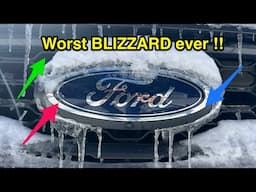 WORST BLIZZARD EVER !!! pensacola snow blizzard storm easterly bad weather cold freezing