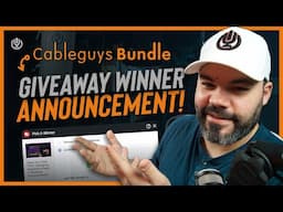 WINNER ANNOUNCED! Meet the LUCKY Cableguys Giveaway Champion!