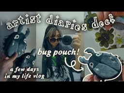 New Party Bug Pouch DESIGN PROCESS + Hotdog The Ferret 🦡 Days In My Life | Tiffany Weng