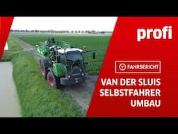 Selbstfahrende Feldspritze Van der Sluis als Umbau | profi #Fahrbericht