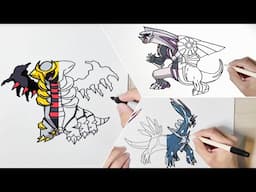 legendary Pokemon Drawing | Giratina [Creation trio : Gen4]