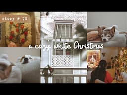 🎄A Cozy, White Christmas | Snowy Christmas Day | Slow Living Vlog