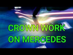 Crazy Crowns On Mercedes Benz Hood | PDR Knocking Down