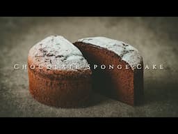 Chocolate Sponge Cake | Extra Rich! Moist and Shrink-Proof Exclusive Recipe