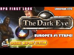 The Dark Eye - Germany's version of Dungeons and Dragons - RPG First Look  - Livestream #273