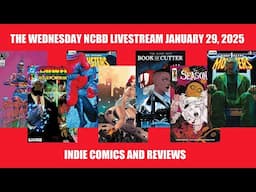 New Comic Book Day Livestream January 29, 2025 | Indie Comics And Reviews