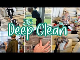 DEEP CLEANING MOTIVATION 2025 / WINTER DEEP CLEAN WITH ME / DEEP CLEAN 2025