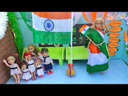 Barbie Doll All Day Routine In Indian Village/Radha Ki Kahani Part -544/Barbie Doll Bedtime Story||