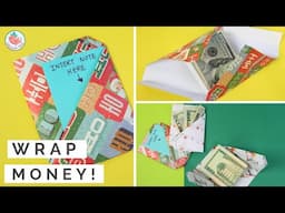 💵 How to Wrap Money as a Gift | QUICK & EASY 💫 | Christmas Gift Wrapping Hack | DIY Money Holder