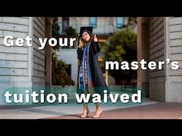 How to go to grad school for free (tuition-free)