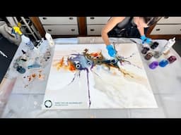 Intense Color w/ Pigments!  Fluid Art Tutorial | ColourArte event